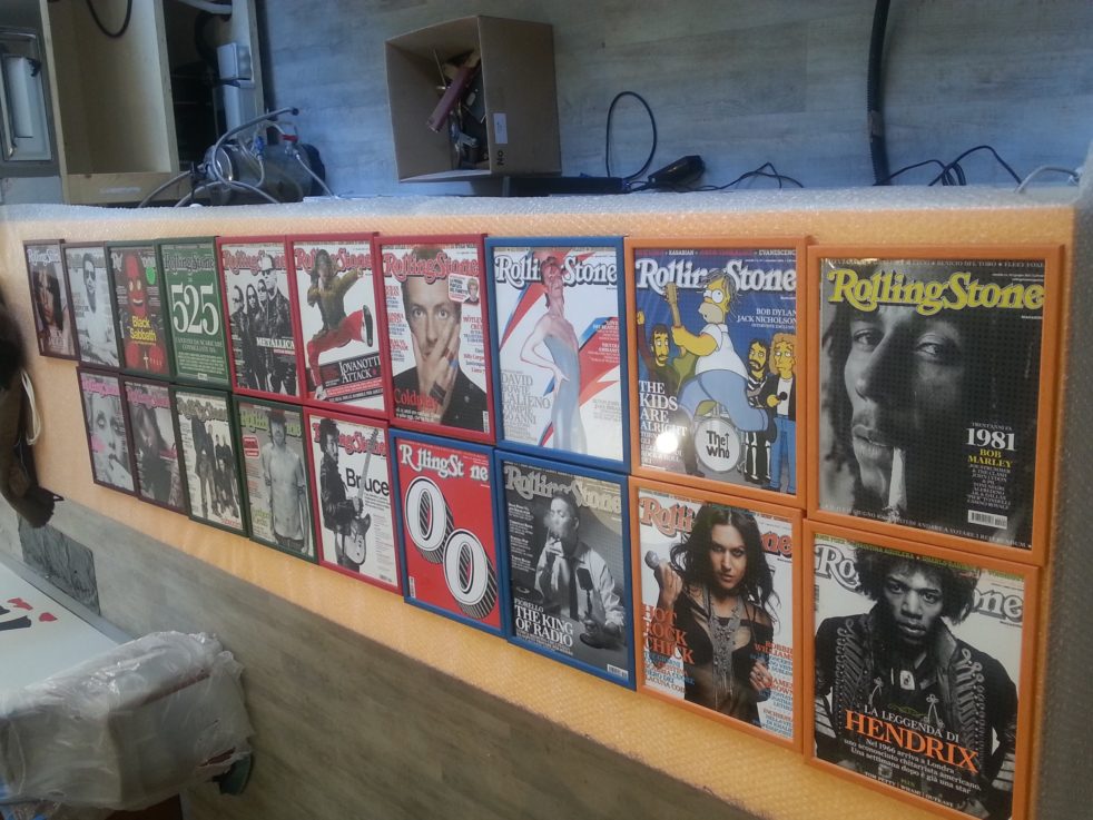 copertine riviste rolling stones quadri per decorare