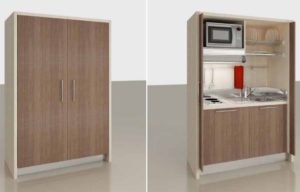 progetto interio design piccoli spazi monoblocco cucina