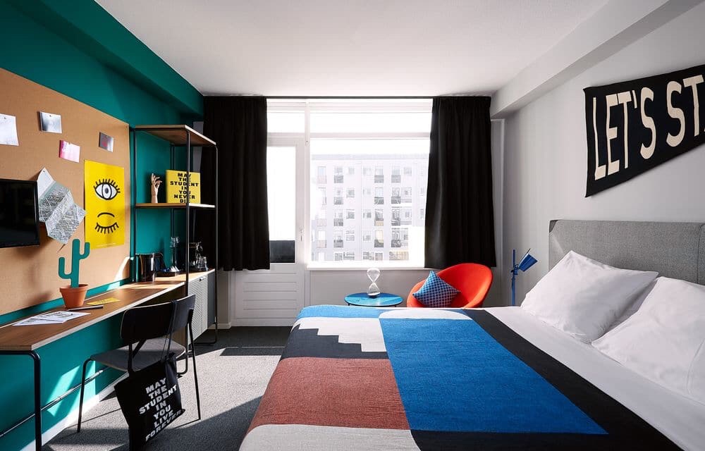 The Student Hotel Firenze concept hotel Interior design trend innovazione viaggiare hospitality design room si hotels